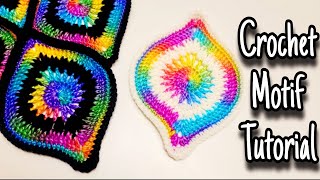 Easy Crochet Motif / Crochet Blankets and Scarfs / Light Up My Life Motif