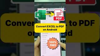 How to Convert Excel to PDF on Android #conversion #free #pdf