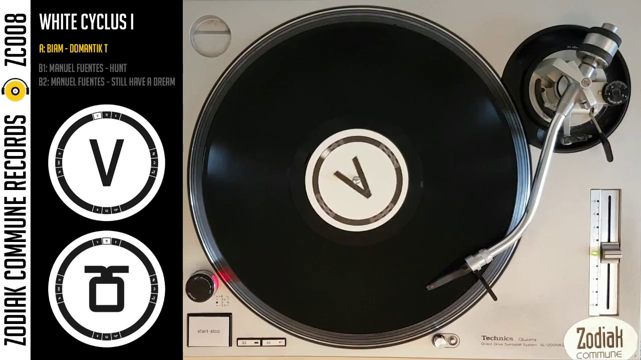 Zodiak Commune Records (ZC008) - White Cyclus I EP - Domantik - Biam