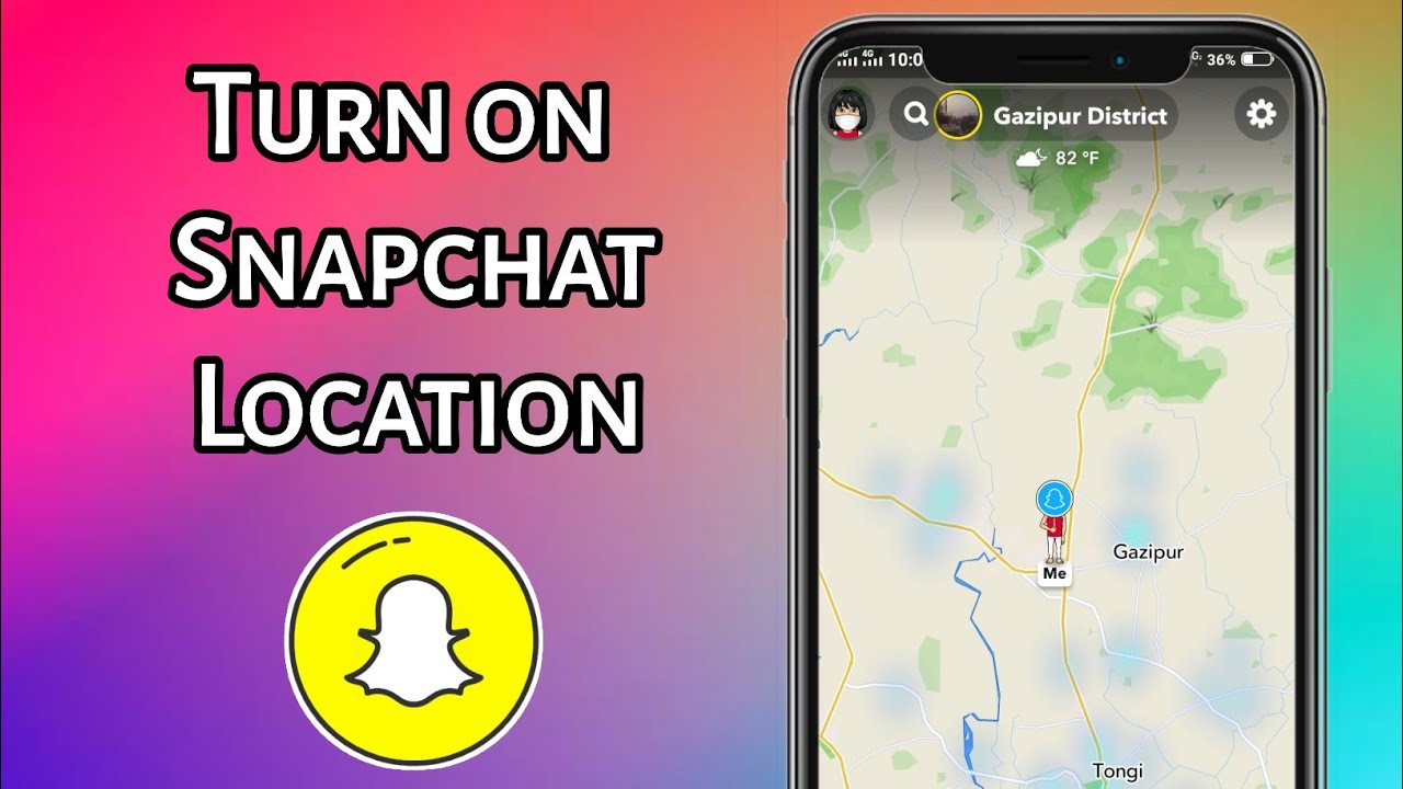How to turn on location on snapchat android - YouTube
