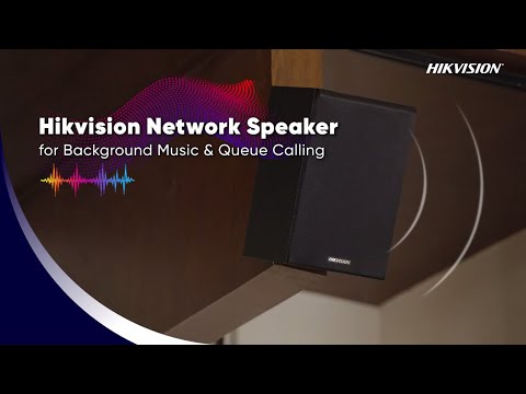 Hikvision Network Speaker for Background Music & Queue Calling - YouTube