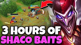 PINK WARD MAKING 200 IQ SHACO PLAYS FOR 3 HOURS STRAIGHT!