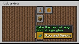 Glow and Behold- Advancement Tutorial [Minecraft Java Edition]
