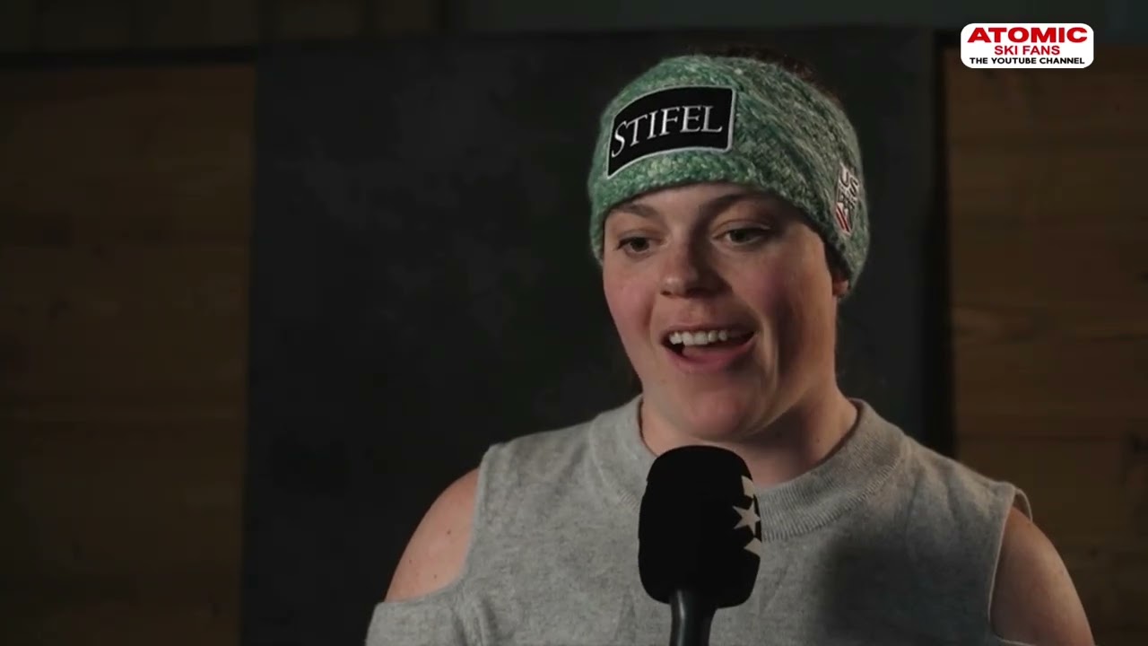 Ski World Cup - Breezy Johnson 🇺🇸 interview #weareskiing #sheskis @atomic