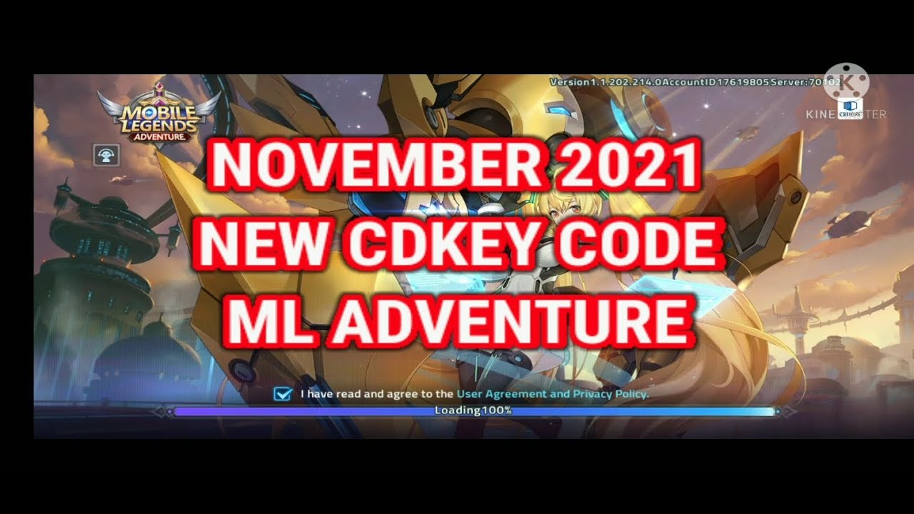 NOVEMBER 2021 NEW CDKEY CODE ML ADVENTURE