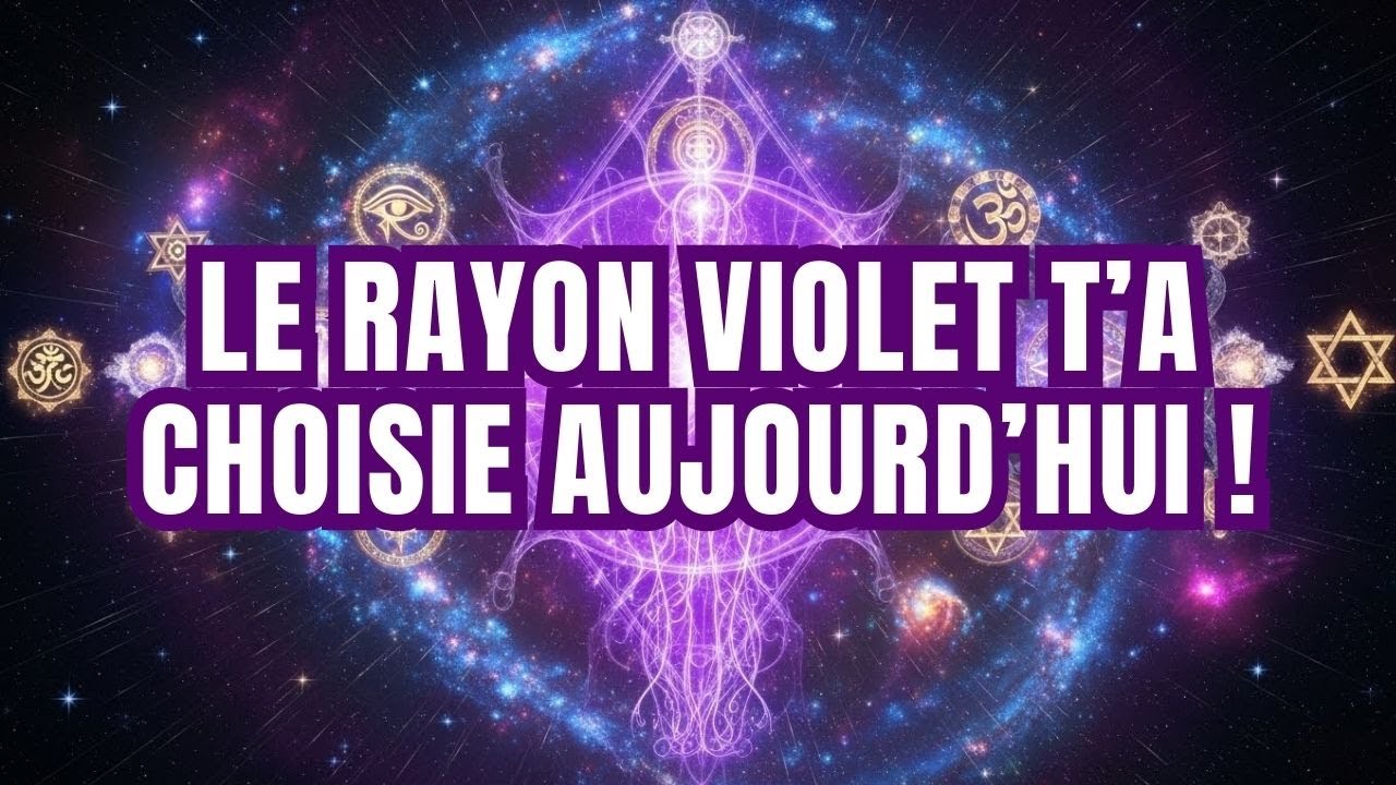 LE RAYON VIOLET A BRISÉ UN SECRET KARMIQUE QUE TU PORTES DEPUIS DES VIES ENTIÈRES…