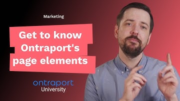 How to use landing page elements in Ontraport