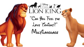 Can You Feel The Love Tonight Multilanguage