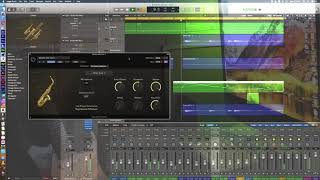 Alto Sax 1/Studio Horns plugin/Logic Pro X screenshot 5
