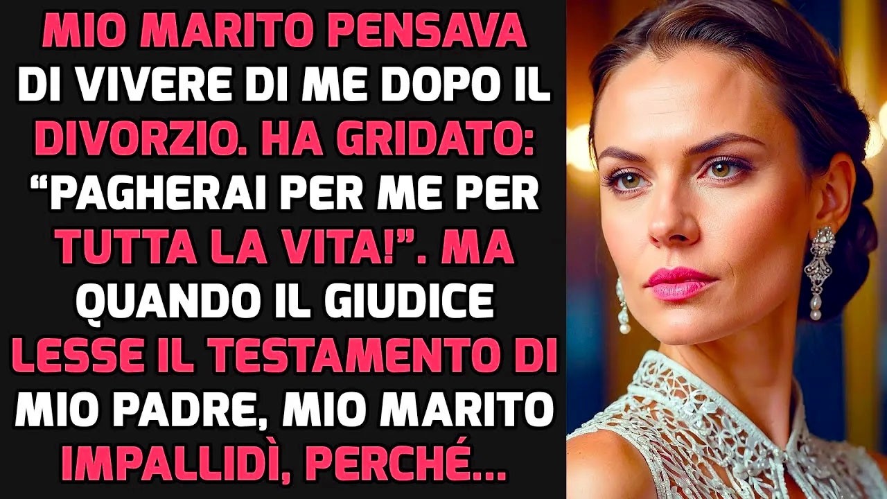 «Ho scoperto che mio marito, il giorno del funerale di mio padre, chiedeva al suo avvocato come mettere le mani sull'eredità. Non mi ha nemmeno aspettato ventiquattro ore per parlare di soldi. "È...