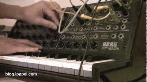 Korg MS-20 3 tones loop 2 #korgms20