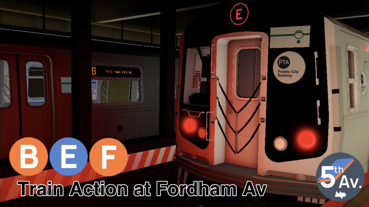 PTA Subway | B/E/F Train Action at Fordham Avenue (Weekend Service Changes)