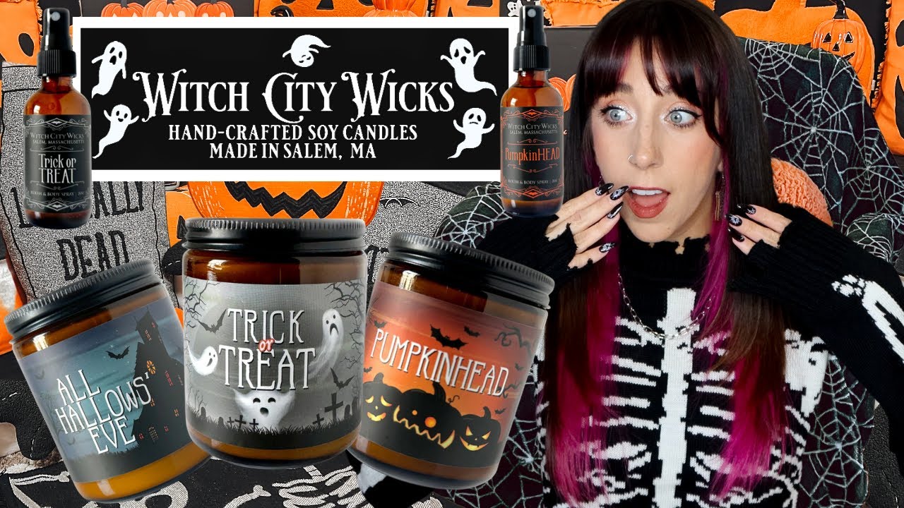 WITCH CITY WICKS HALLOWEEN COLLECTION, SALEM, MA HAUL | HALLOWEEN HAPPY