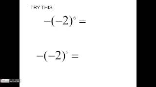 Simplifying Exponents with Negative Bases