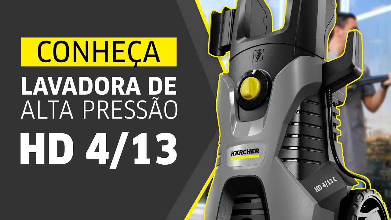 HD 4/13 Kärcher - Alta pressão com qualidade e eficiência.