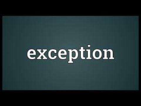 Exceptions (c++ 9 5)