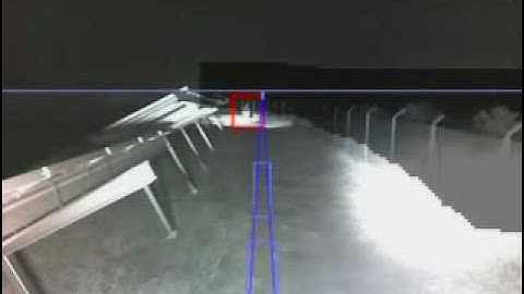 100 meter (330 feet) detection range at night by EMza video analytic sensor