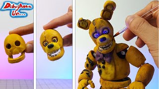 How to make Springtrap SpringBonnie (William Afton) sculpture Five Nights at freddy's | Draw Me A