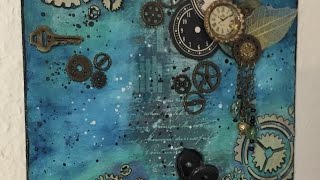 #InternationalArt Altered Clipboard