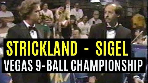 STRICKLAND age 27 vs SIGEL age 34. World title final