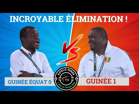 Incroyable Élimination ! La Guinée crée la Surprise en Éliminant la Guinée Équatoriale !