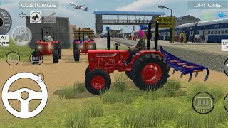 Farming Tractor|Wheat loading By Tractor trolley🚜😱|Mahindra with Cultivater😱|#tractor#tractorvideo  screenshot 4