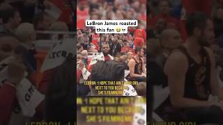 LeBron James roasted this fan