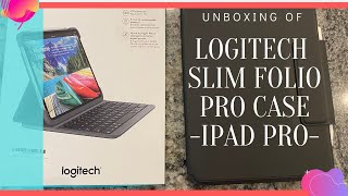 Unboxing of Logitech Slim Folio PRO (for iPad Pro 11 inch)