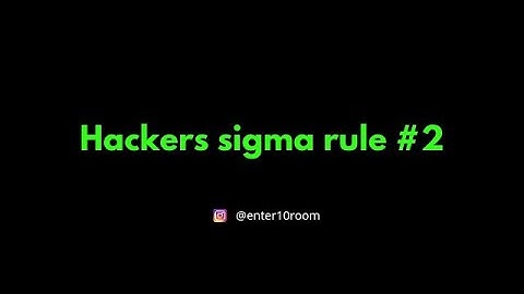 @Broken💔 | Hackers sigma rule #2 first time on YT| hackers status attitude | #respect #hacker #viral