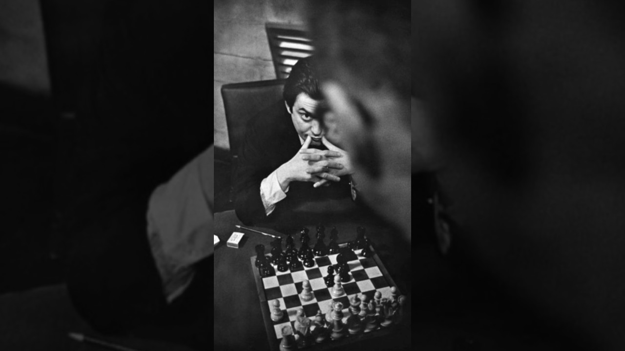 Stanley Kubrick Playing Chess (kinda)