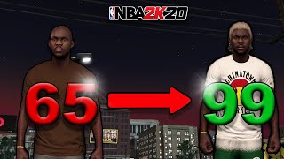 USING MY 99 OVERALL BADGE GLITCH NBA 2K20 BUILD