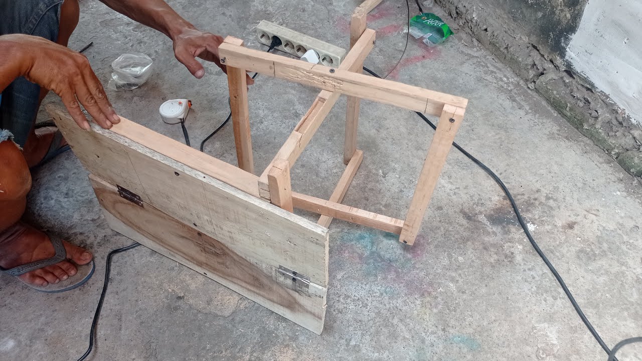 How to Make Outdoor Folding Coffee Table // Smart Folding Table ...