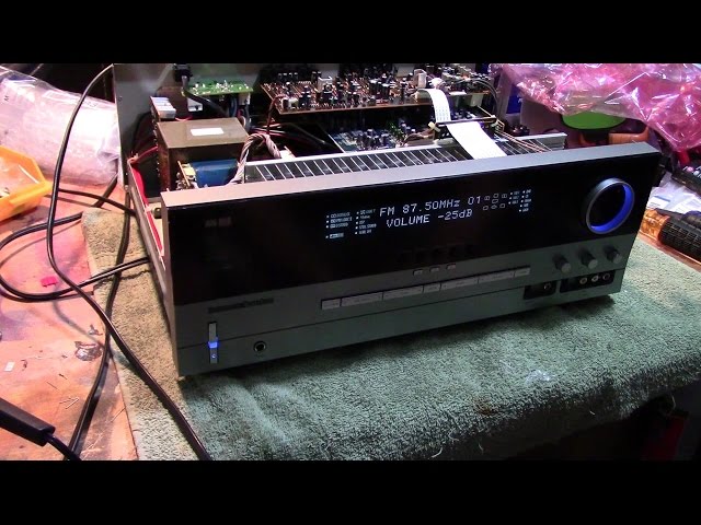 Harman Kardon AVR-135 Receiver No Power Repair - YouTube