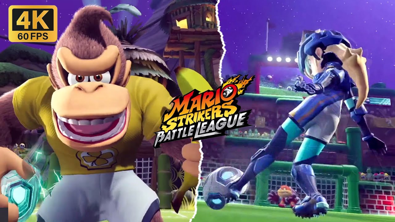 ROSALINA and DONKEY KONG HYPER SHOTS ANIMATION - Mario Strikers Battle League