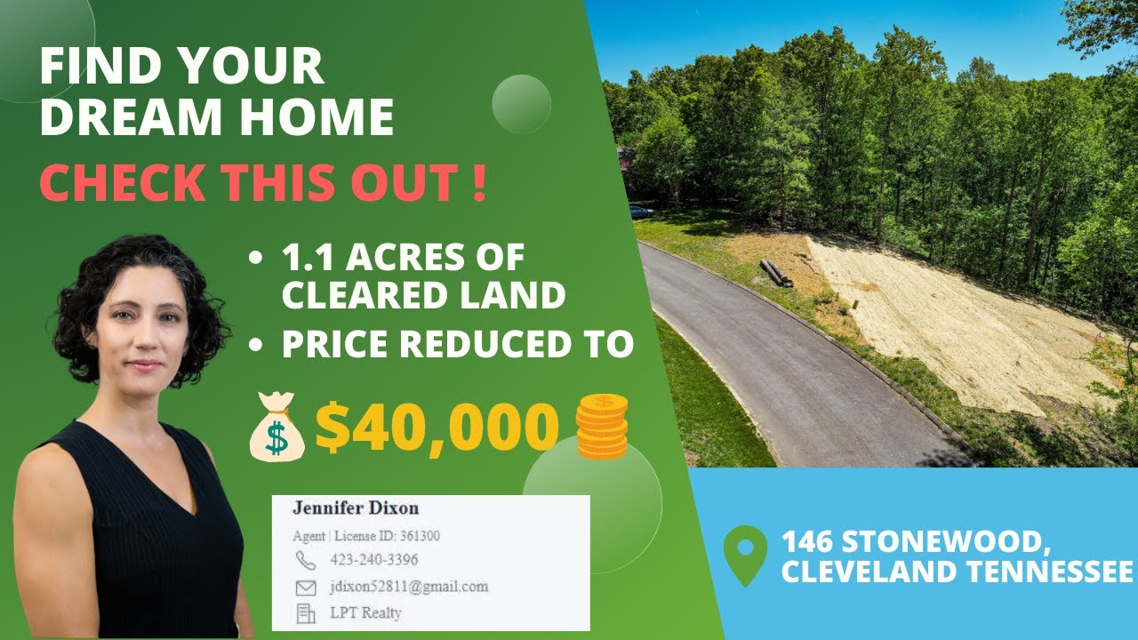 Amazing Land for Sale in Cleveland, TN! Price Reduced by 40,000 146