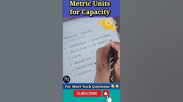 117 | metric units of capacity 🔢🤗 #shorts #viral #youtubeshorts #trending #ytshorts #rudratutorials