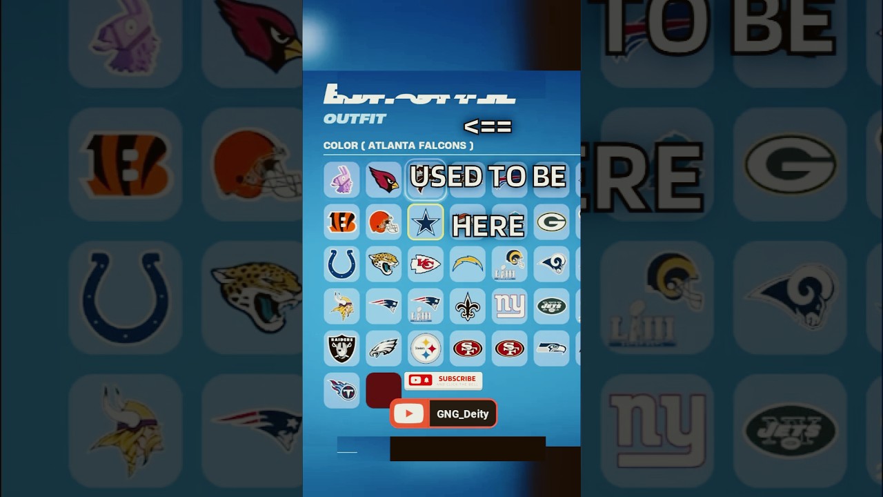 SEND THIS TO EPIC! OLD NFL SKINS ARE BROKEN!!! 