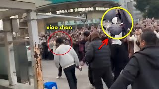 Chaos Erupts For Xiao Zhan Thousands Surround Drama Set In Bengbu