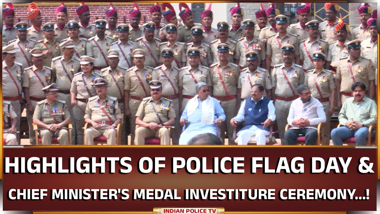 HIGHLIGHTS OF POLICE FLAG DAY & CHIEF MINISTER'S MEDAL INVESTITURE CEREMONY...!