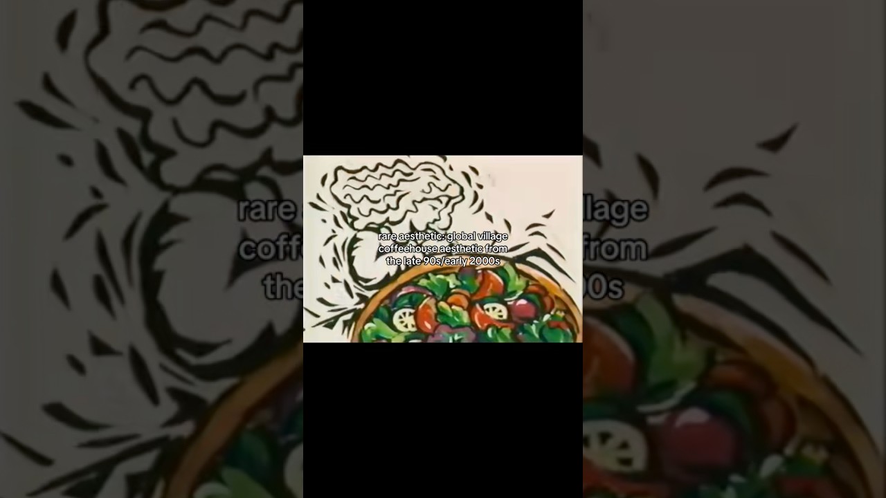 Rare Aesthetic: global village coffeehouse (late 90s/early 2000s) 