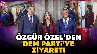KRİTİK 'ARA SEÇİM' TURU BAŞLADI! Özgür Özel'in ilk adresi DEM Parti oldu! Tüm gözler bu görüşmede!