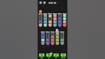 Ball Sort Puzzle Level 182 | #gaming #game #gameplay