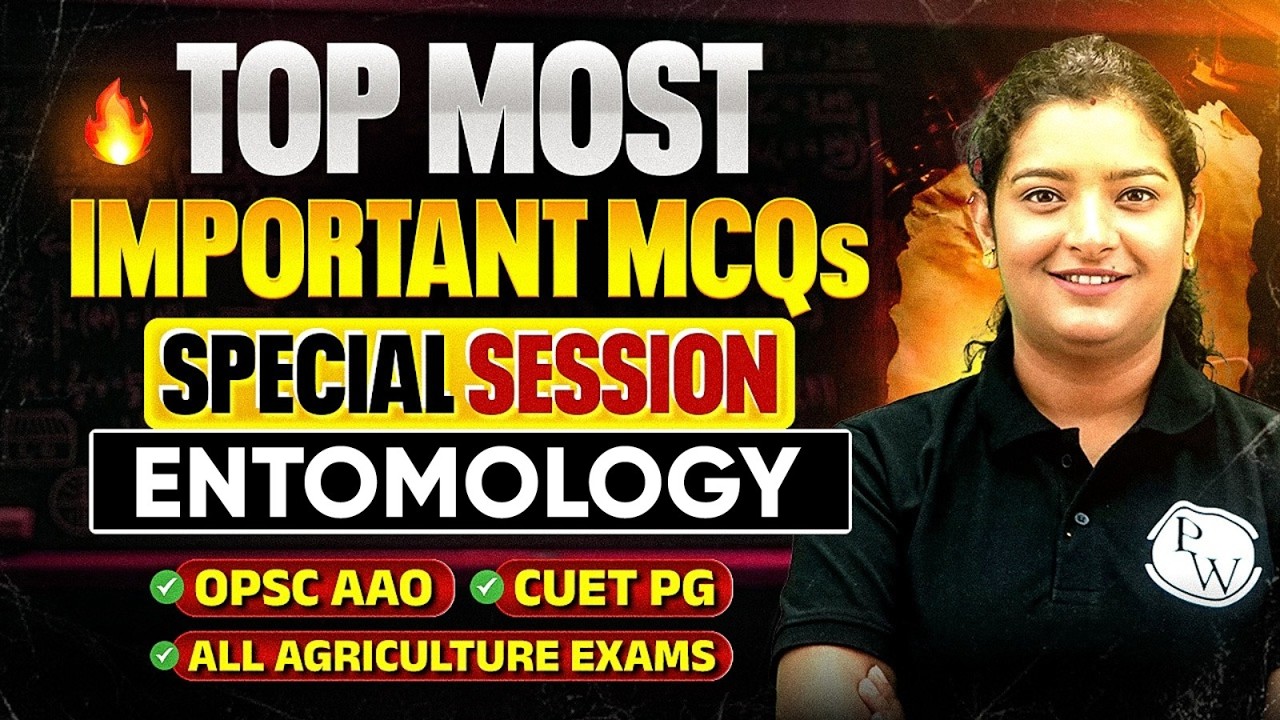Entomology MCQs for OPSC AAO | CUET PG | All Agriculture Exams