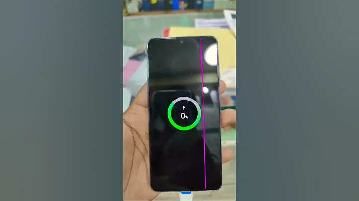 Samsung S21 pink line in display #samsung #shorts