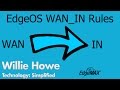 EdgeOS WAN IN Firewall Rules