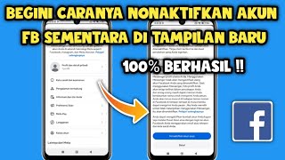 Cara menonaktifkan Facebook sementara terbaru 2026 | Nonaktifkan akun facebook