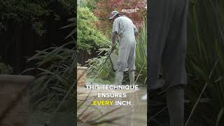 End Streaky Patio Lines: Master 50% Overlap Rule