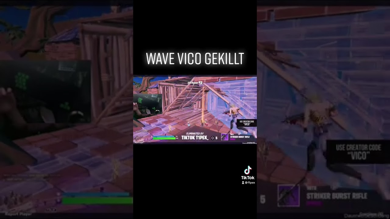 🔥Fortnite Pro Wave Vico in Arena gekillt.🔥Wir würden uns sehr über ein Abo, like freuen!! 🤝