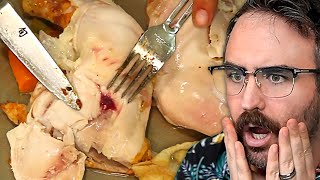 The Worst Chef On YouTube Cooks Chicken (SPOILER: it's RAW)