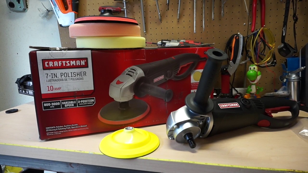 Craftsman 7 10a Rotary Polisher Unboxing You Craftsman 7 10a Rotary Polisher Unboxing